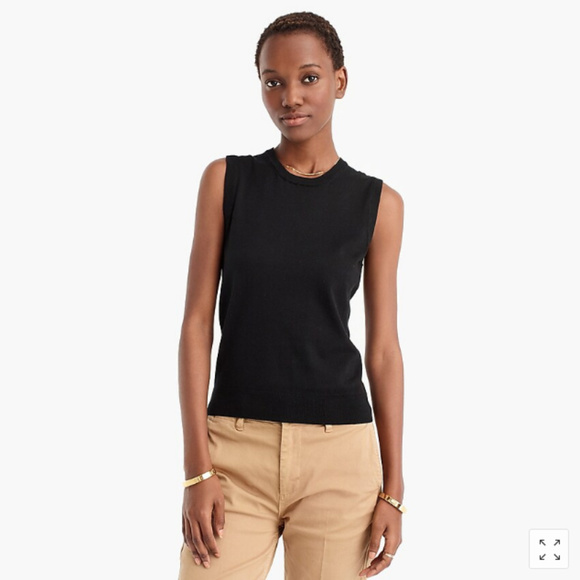 J. Crew Sleeveless Cotton Jackie Shell Top XS - Picture 6 of 8